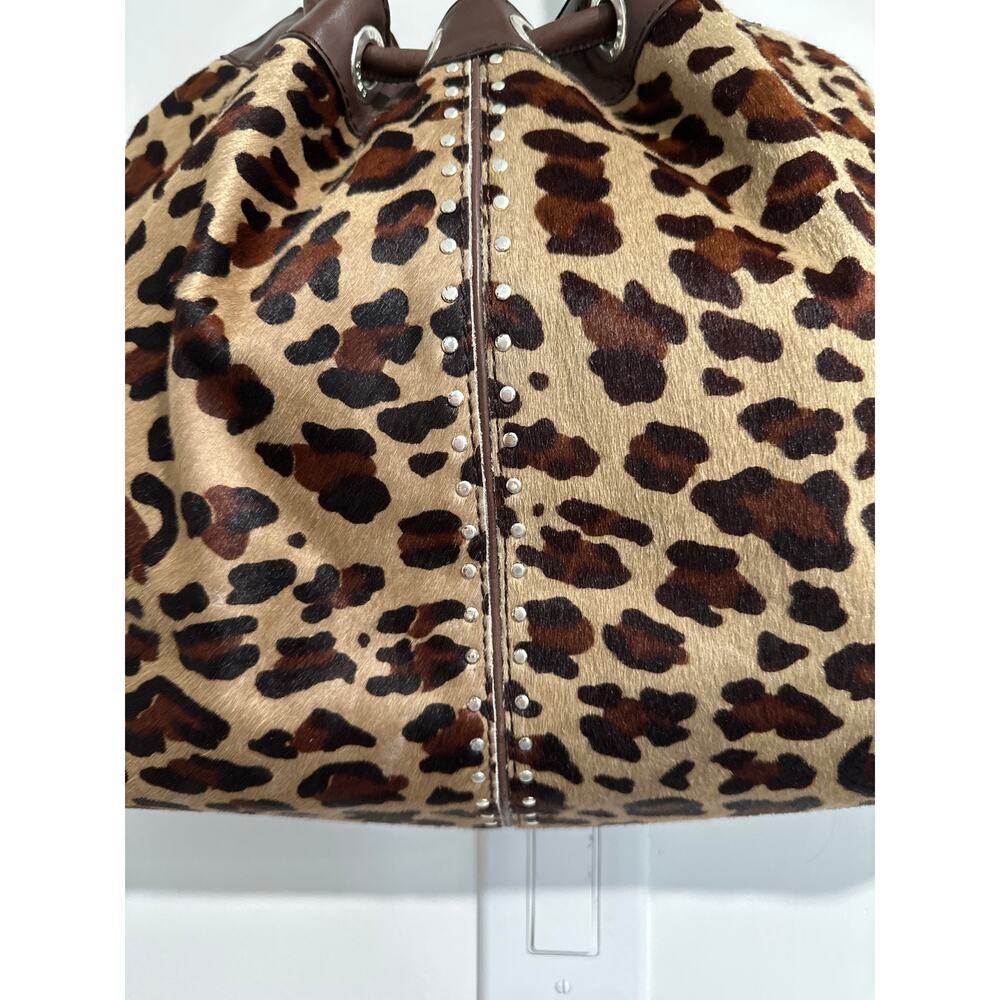 Michael Kors Astrid Cheetah Pattern Calf Hair Tote - Picture 5 of 9